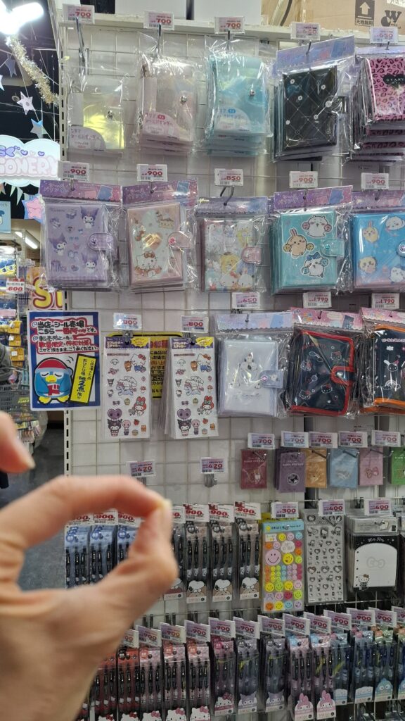 4階非常階段横にあるシール売り場の画像