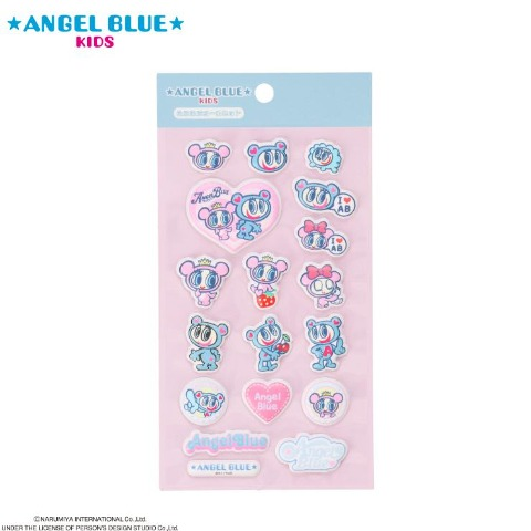 バースデイで受注販売されるエンジェルブルーキッズの立体シール 