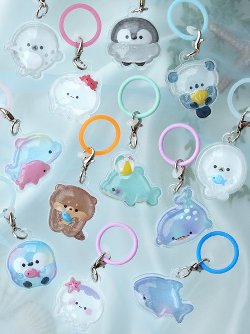 水族館ボンボンドロップのマルチめじるしチャーム全12種