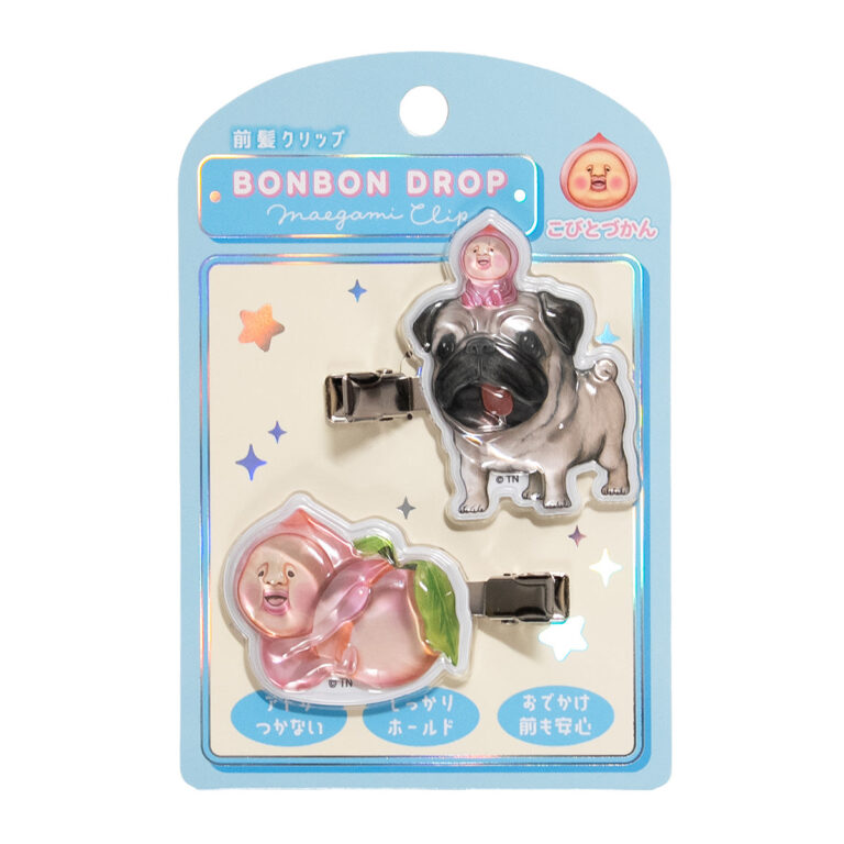 ボンボンドロップ前髪クリップ カクレモモジリ＆ガルシア 品番14014