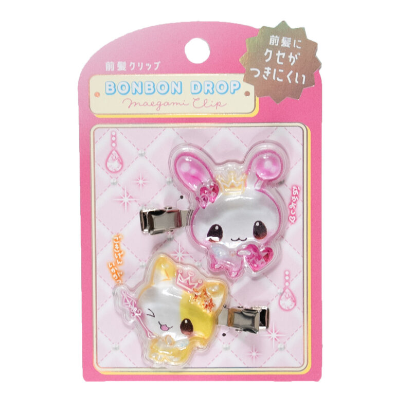ボンボンドロップ前髪クリップ キャンディツインズA 品番16006
