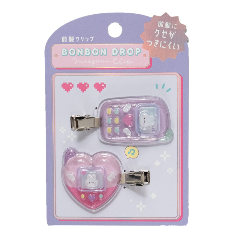 ボンボンドロップ前髪クリップ げーむとがらけー 品番16009