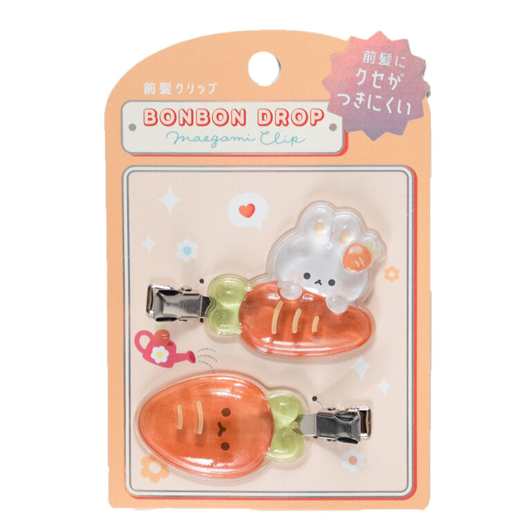 ボンボンドロップ前髪クリップ にんじん 品番16012