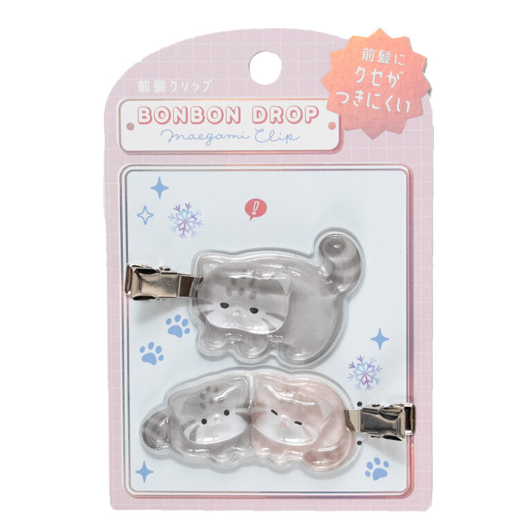 ボンボンドロップ前髪クリップ マヌルネコ 品番16016