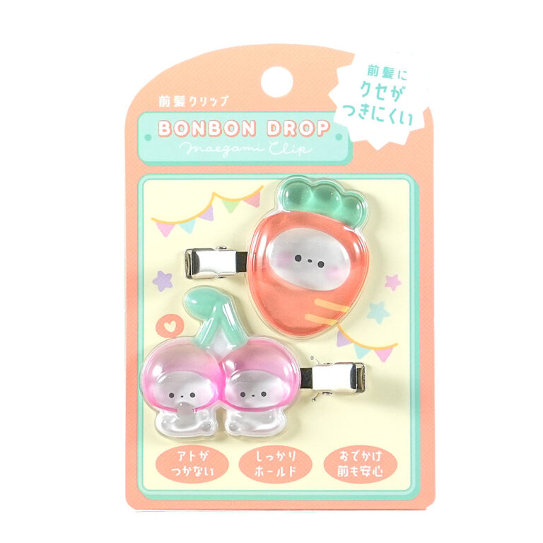 ボンボンドロップ前髪クリップ きぐるみ 品番96572