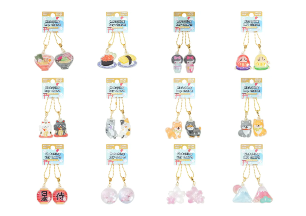 和柄 ボンボンドロップおそろいキーチャーム 全12種 商品一覧