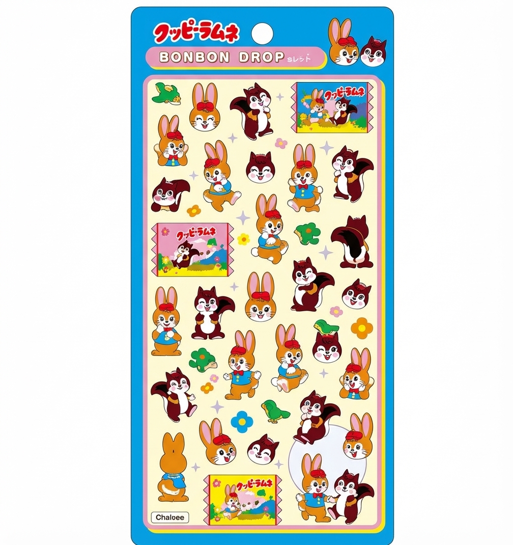 新作ボンボンドロップシール クッピーラムネ デザイン画像