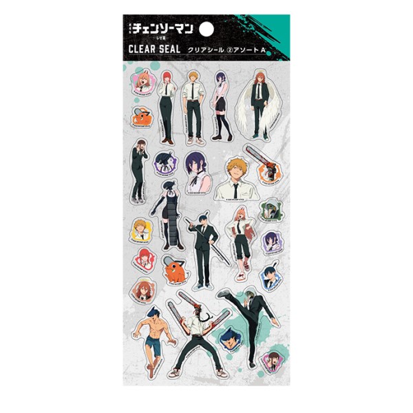 劇場版チェンソーマン レゼ篇のキャラクター単体がデザインされたダイカットのクリアシールの商品画像