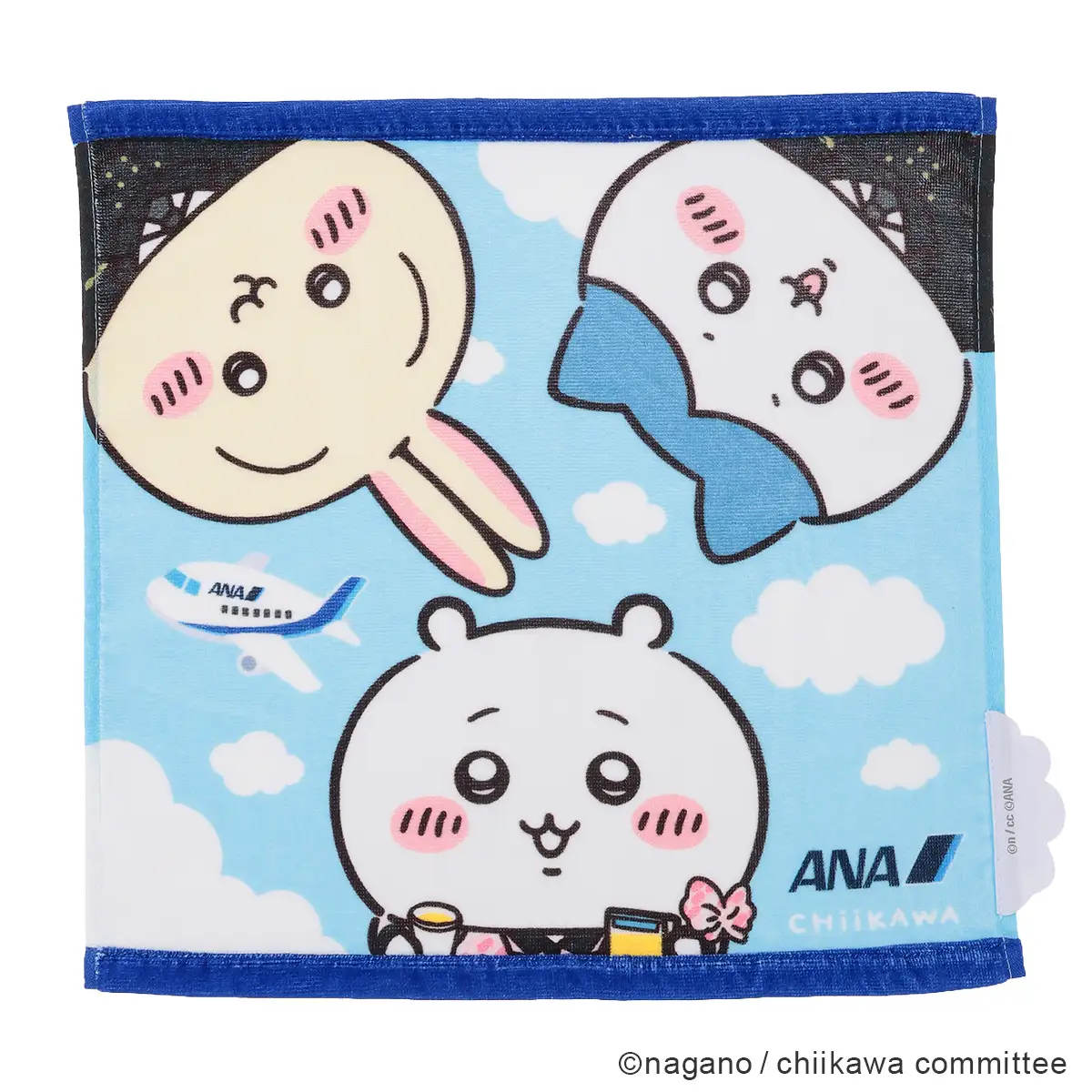 ちいかわ×ANA タオルハンカチの公式商品写真