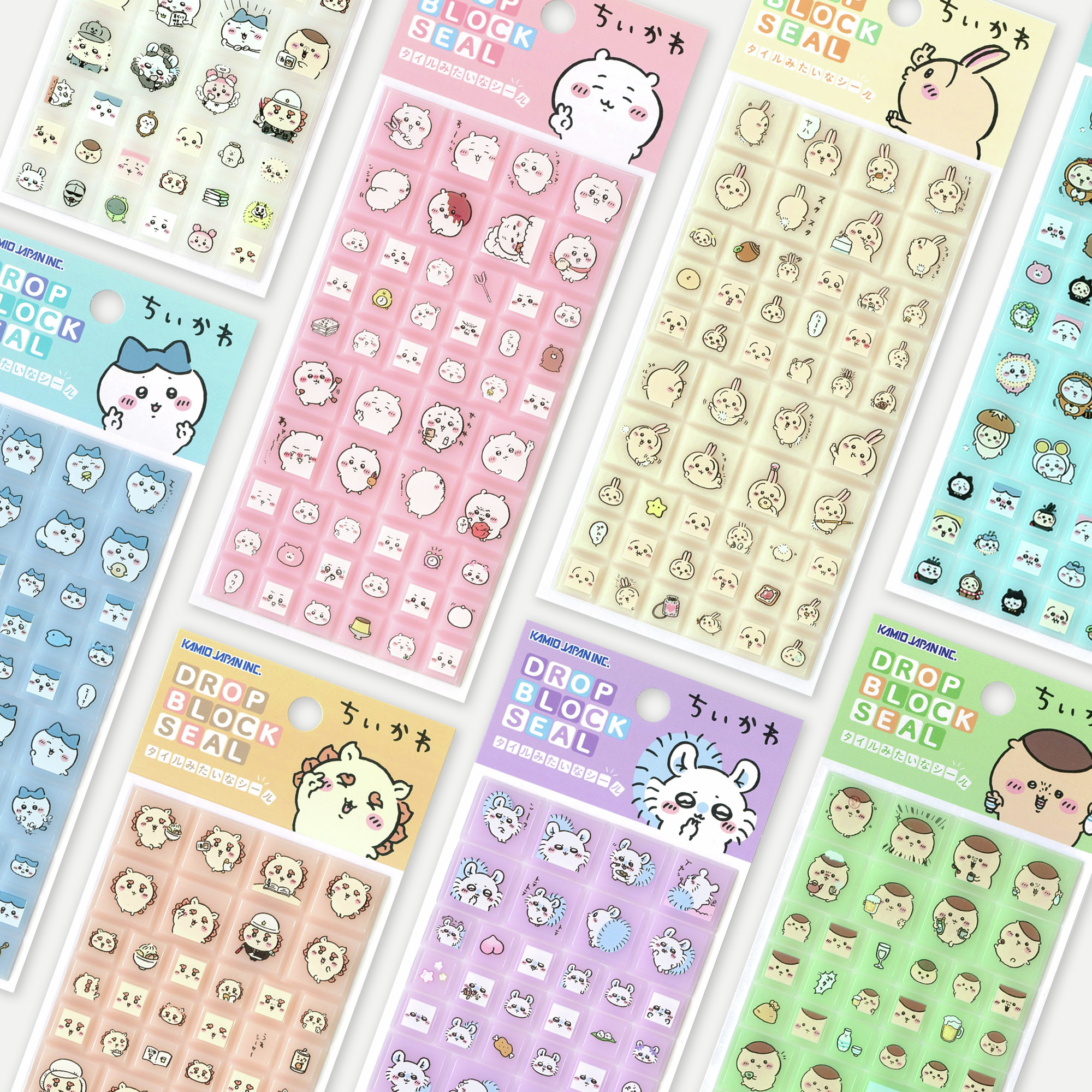 ちいかわ ドロップブロックシール 全8種の商品画像