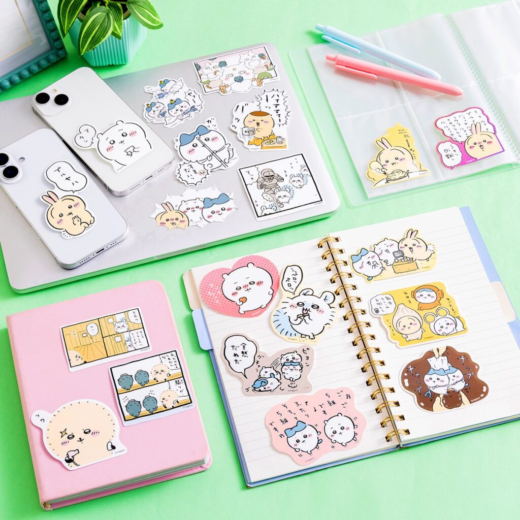 ちいかわ スマホに貼れるサイズのステッカー全20種の新作デザイン一覧