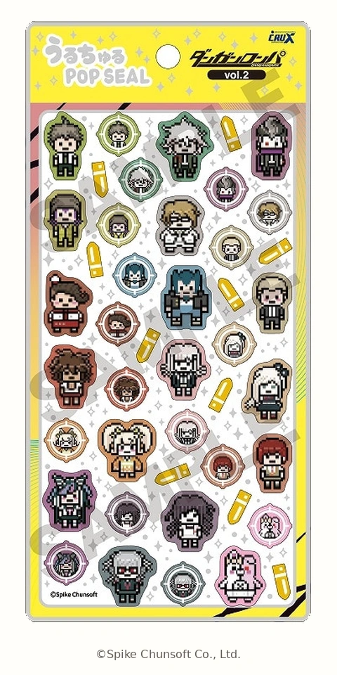 10/14まで予約確約】ダンガンロンパのうるちゅるPOP SEAL全3種！660円