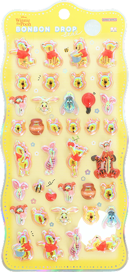 ディズニー ボンボンドロップシール churukira くまのプーさんの公式商品画像