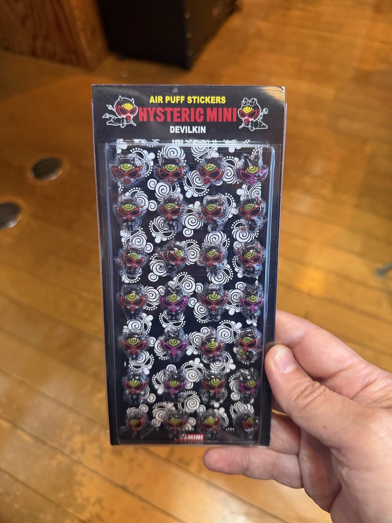 HYSTERIC MINI DEVILKINデザインのAIR PUFF STICKERSぷっくりシール商品画像