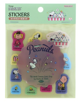 スヌーピー ミックスシールセット(グリーン)の商品画像