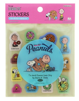 スヌーピー ミックスシールセット(ピンク)の商品画像