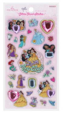 グリッタージュエルシール　ディズニープリンセス　集合Ｐの商品画像