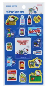 ぷっくりシール　ＳＣ　ハローキティ　ブルーの商品画像