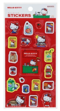 ぷっくりシール　ＳＣ　ハローキティ　レッドの商品画像