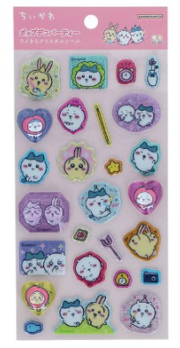 ラメきらクリスタルシール　ちいかわ　ちいかわ・ハチワレ・うさぎの商品画像