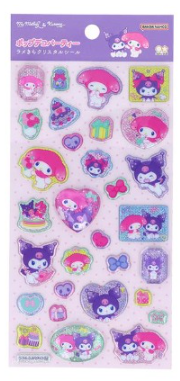 ラメきらクリスタルシール　マイメロディ＆クロミの商品画像