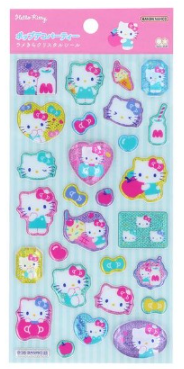 ラメきらクリスタルシール　ハローキティの商品画像