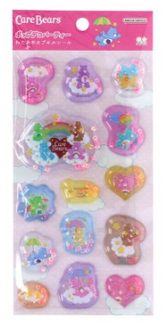 わたあめカプセルシール　ケアベア　ピンクの商品画像