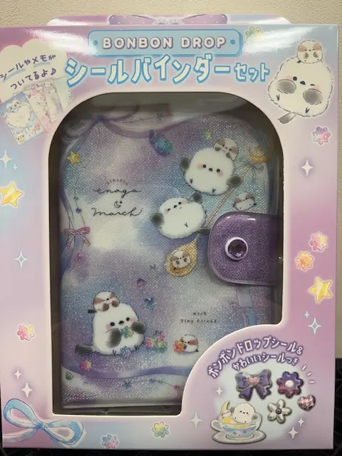 ボンボンドロップシールバインダーセット きらりんエナガマーチの商品画像