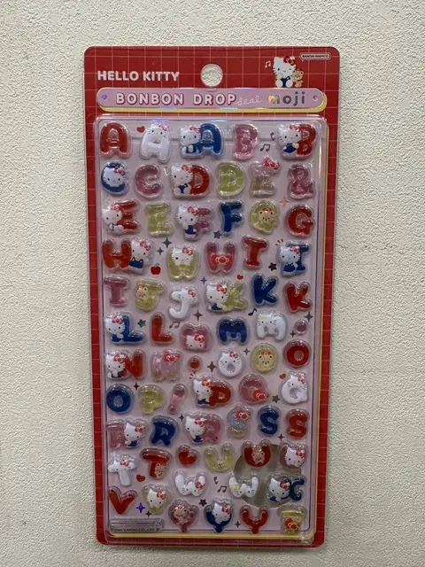 ボンボンドロップシールmoji ハローキティ 赤の商品画像