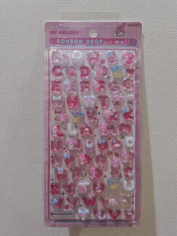 サンリオ ボンボンドロップシールmoji マイメロディの商品画像