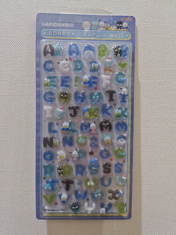 サンリオ ボンボンドロップシールmoji はぴだんぶいの商品画像