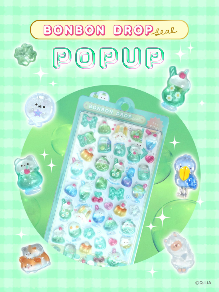 ファボーレ富山で開催されるボンボンドロップシールPOP UP STOREのイメージ画像