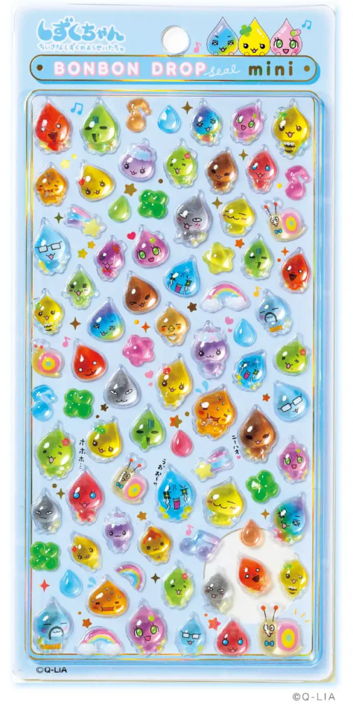 当選したら購入できるシールの一覧