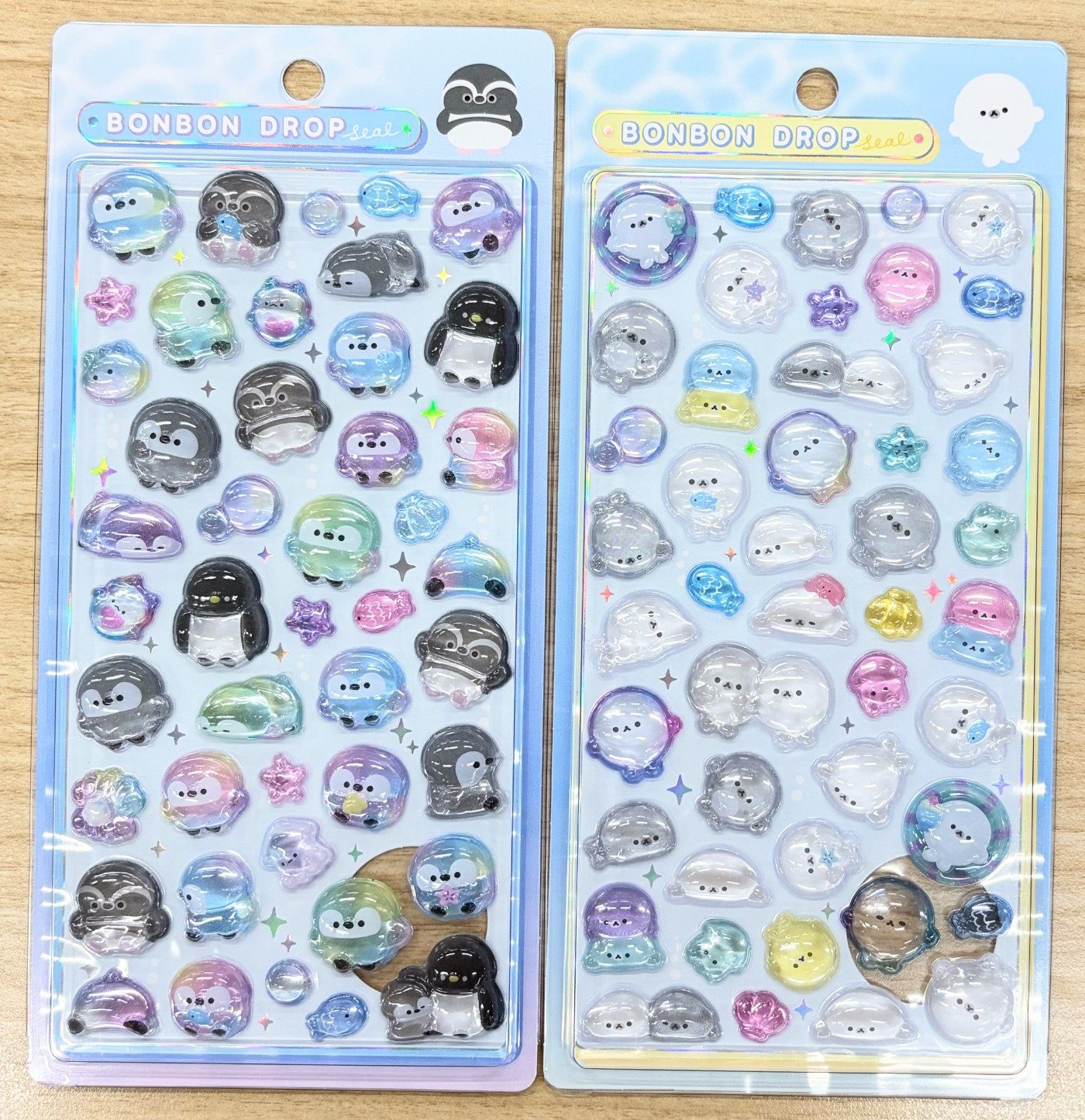 当選したら購入できるシールの一覧