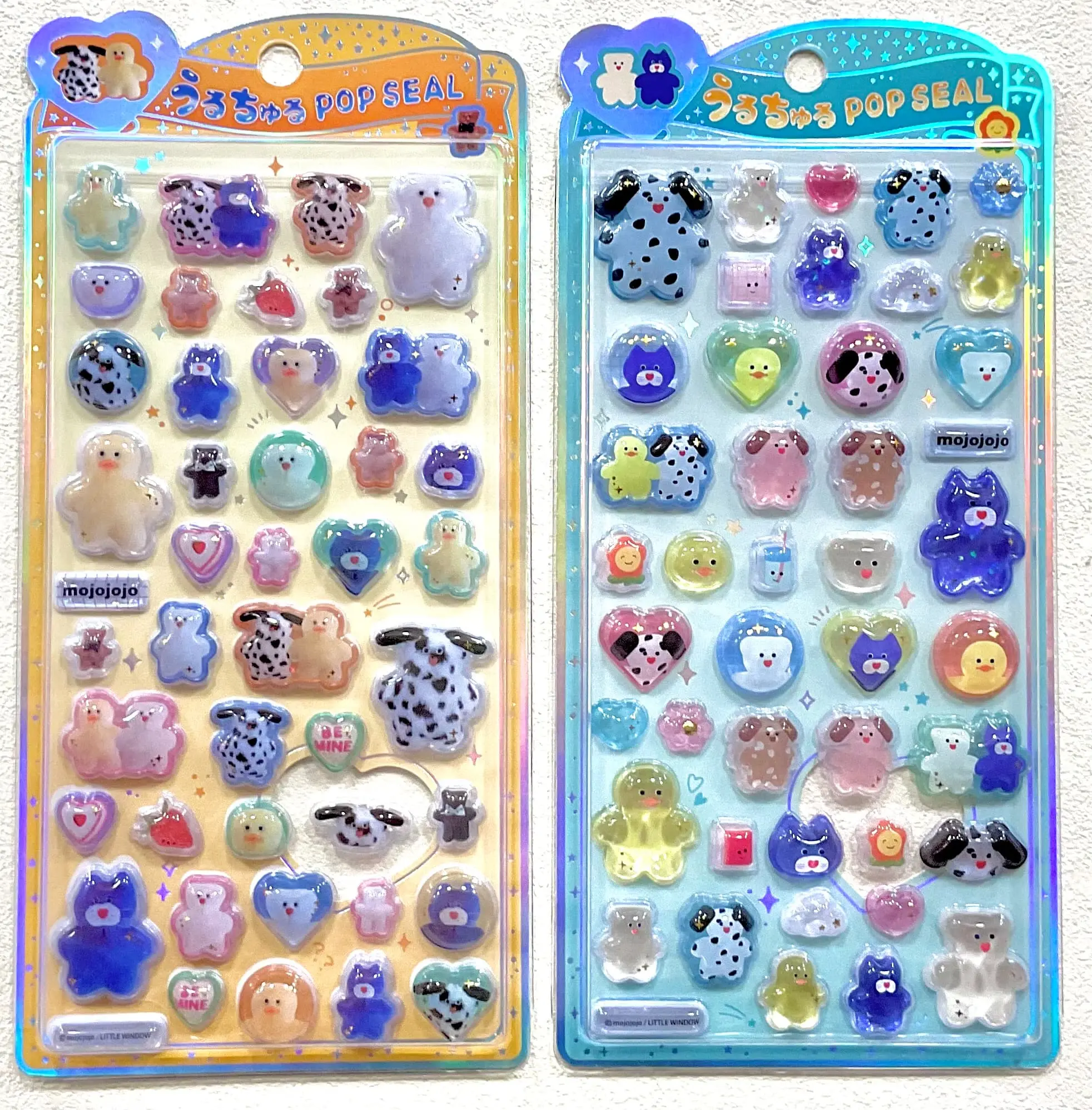 当選したら購入できるシールの一覧