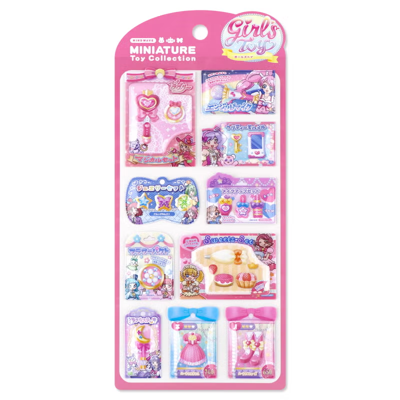 マインドウェイブ ミニチュアトイコレクション girl’s Toy シールシート画像