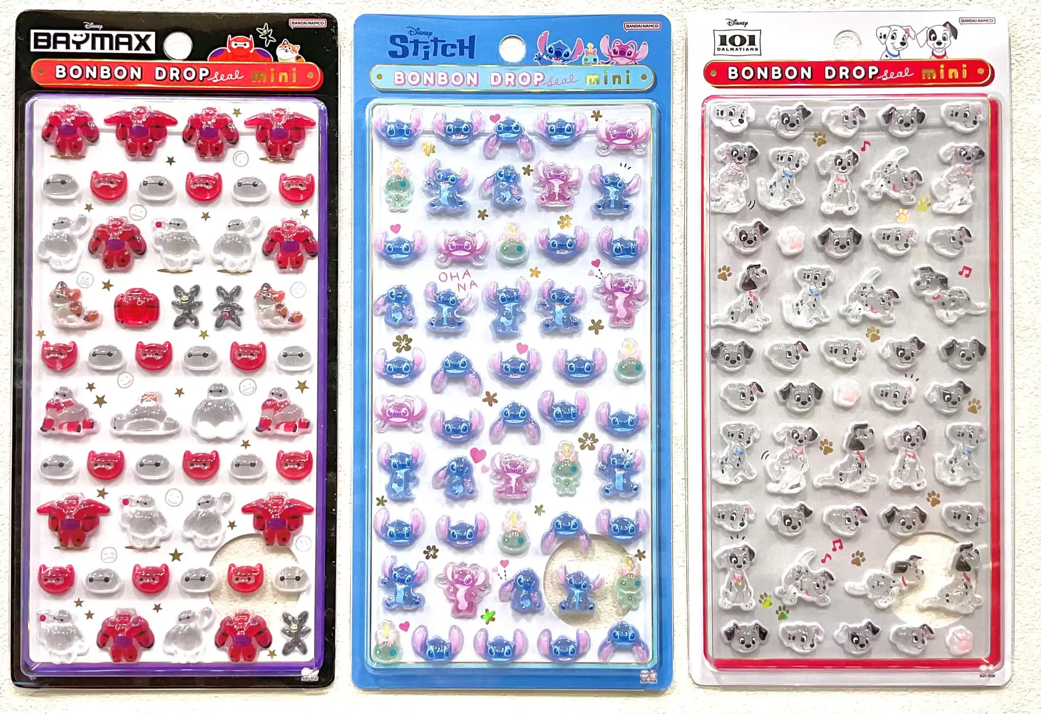 当選したら購入できるシールの一覧