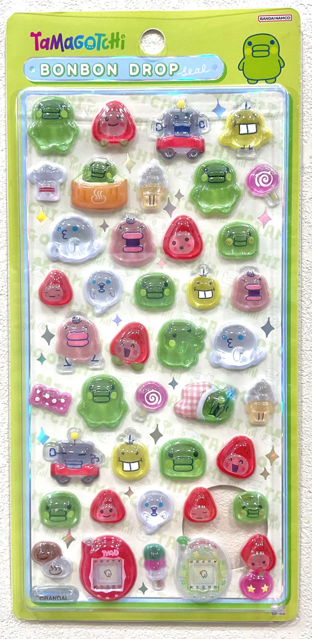 当選したら購入できるたまごっちくちぱっち　ボンボンドロップシール くちぱっちの画像