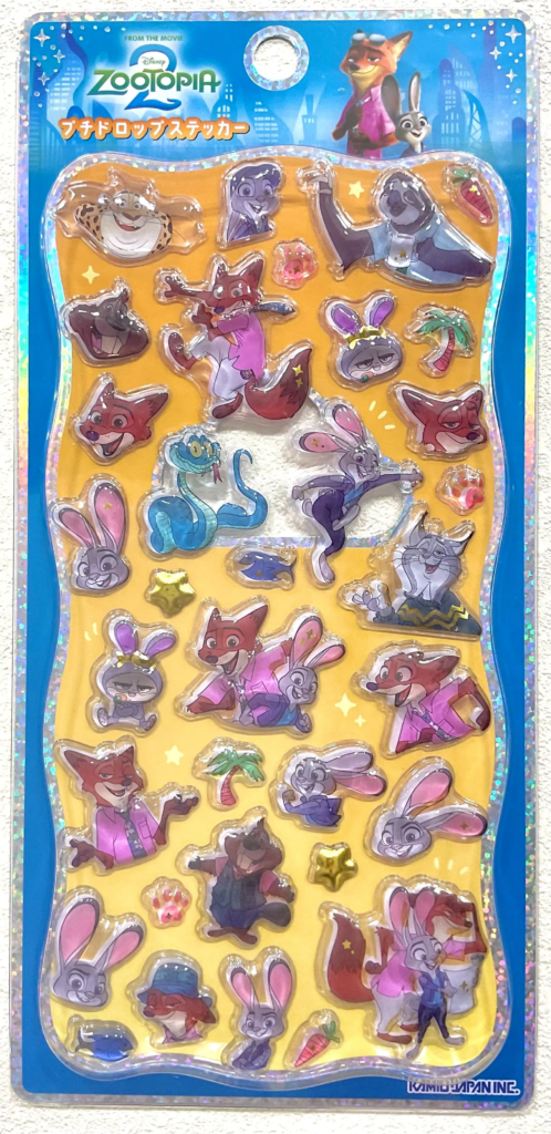 当選したら購入できるディズニー　プチドロップシール「ズートピア」の画像