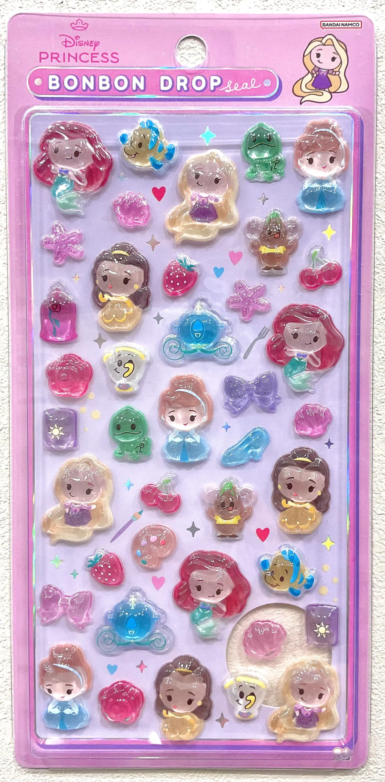 当選したら購入できるディズニープリンセス　ボンボンドロップシール プリンセスの画像