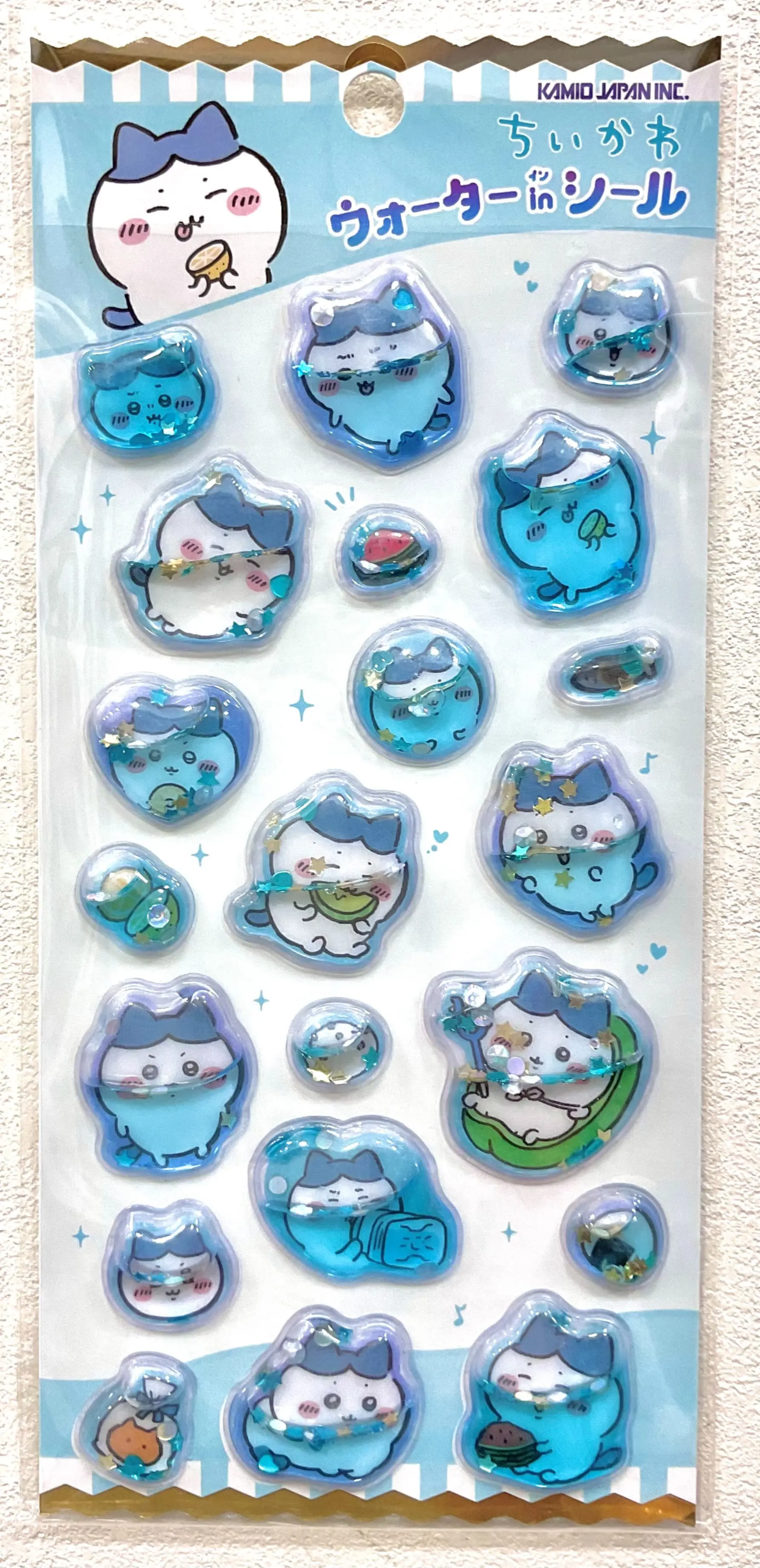 当選したら購入できるちいかわ　ハチワレ　ウォーターinシール「ハチワレ」の画像