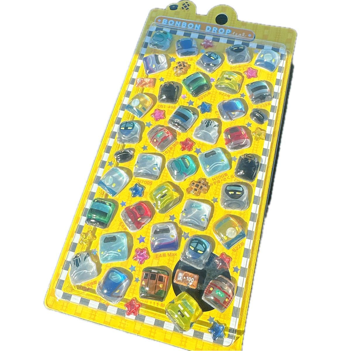 ボンボンドロップシール　プチトレインの画像