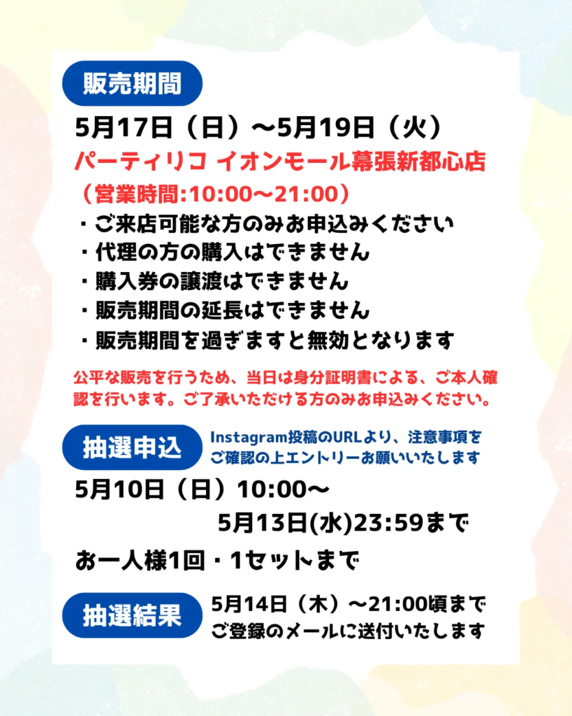 抽選の概要・説明画像