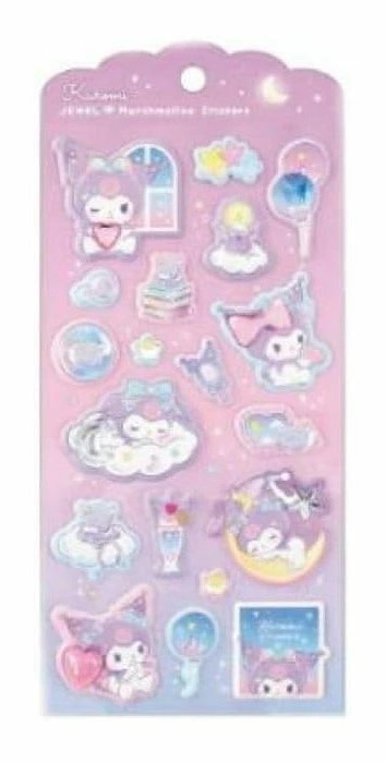 サンリオキャラクターズ ジュエルマシュマロステッカーズ クロミの画像