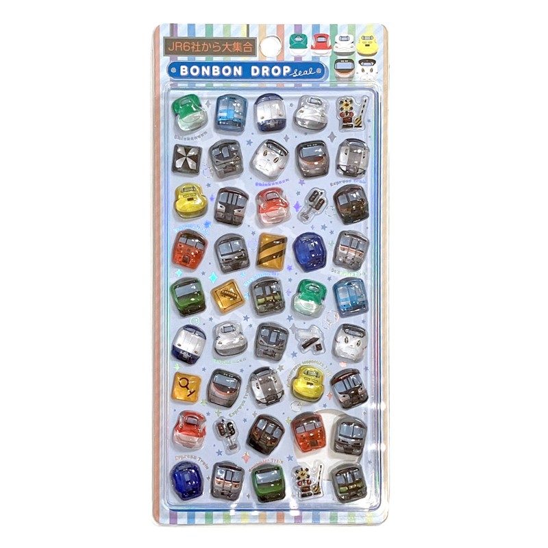 JR6社から大集合 BONBON DROPシールの台紙全体