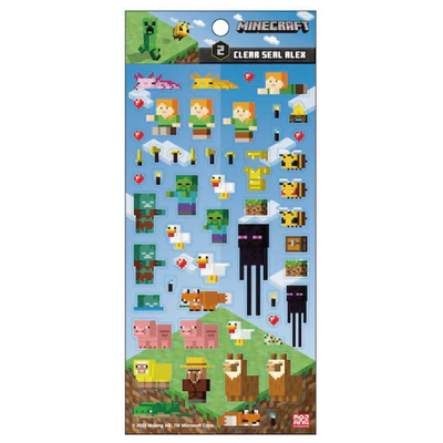マインクラフトクリアシール(アレックス)の商品画像
