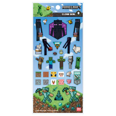 マインクラフトクリアシールBの商品画像