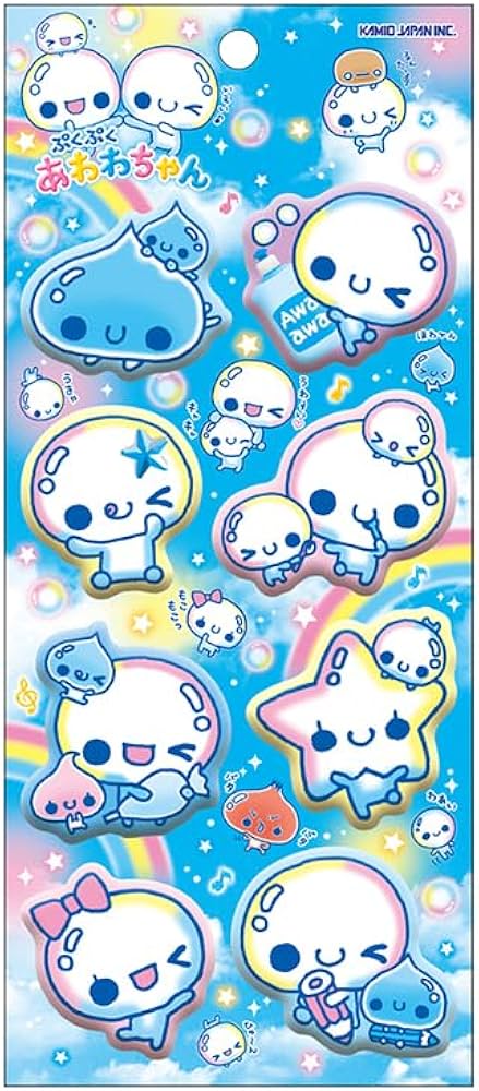 も―っともっちりシール あわわちゃんの画像