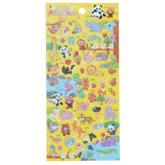 ラメあめちゃんシール どうぶつの商品画像