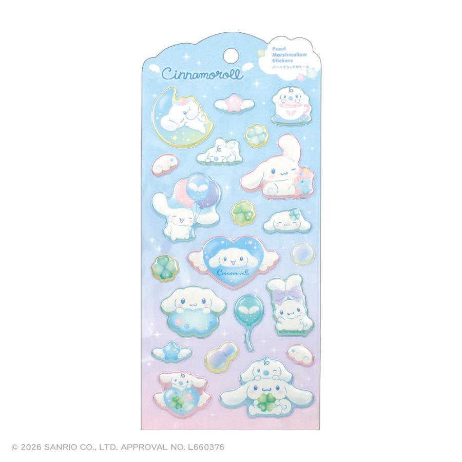 サンリオマシュマロシール新作_シナモロール